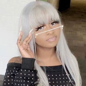 แว่นตาแฟชั่นหรูหราทรงโลหะประดับเพชรสำหรับผู้หญิง รุ่นใหม่ล่าสุดปี 2020 - Product Image 3