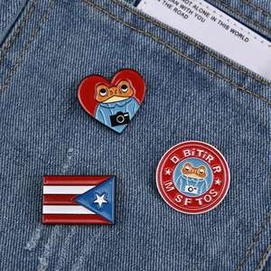 Venta al por mayor de metal malvado esmalte solapa Pin 3D regalos de recuerdo película de metal insignia <span class=keywords><strong>Potter</strong></span> en Stock - Product Image 4