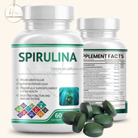 Pilules de spiruline de qualité supérieure OEM, comprimés de spiruline et de chlorelle de qualité supérieure de Chine