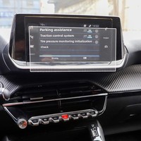 Film de protection d'écran en verre trempé pour Peugeot 208/E208 2020-2021, accessoires intérieurs de navigation GPS 7 pouces et 10,1 pouces