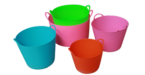 Cubo de plástico multiusos, <span class=keywords><strong>Flexi</strong></span> contenedor de almacenamiento de plástico, bañera de limpieza ligera, lavabo de baño de PE súper plástico 53L - Product Image 4