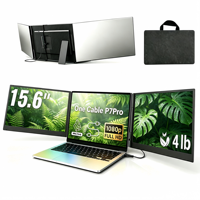 Moniteur portable Full HD étendu 15,6 pouces, écran LCD IPS, rotation à 180°, haut-parleur intégré pour console de jeu, écran de téléphone