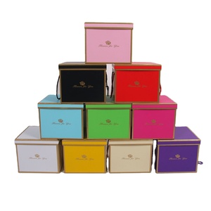 3391 Shihao Custom Logo Printing Flower <strong>Hat</strong> <strong>Box</strong> with Matt Lamination Embossing UV Coating Good Price - Product Image 1