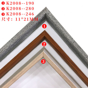 K2008 Series Ps Foam <b>Frame</b> Trim 11x21mm L Shaped Minimalist Decorative Molding For Painting <b>Mounting</b> - Product Image 1