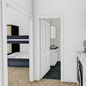 منزل حاويات شحن قابل للتوسيع صديق للبيئة من الصلب الخفيف وفقًا للمعايير الأسترالية، بتصميم صيني، مقاوم للماء مع مطبخ وحمام - Product Image 6