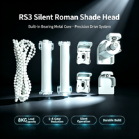 Accessoires pour stores romains / Composants de stores romains / Rouleau de ruban adhésif pour mécanisme de store romain, accessoires de rail pour fenêtre
