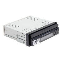 Autoradio Android avec écran rétractable 1 Din Lecteur DVD de voiture Mp5 GPS Wifi BT FM RDS AUX Simple Din 7 pouces Écran tactile Radio de voiture