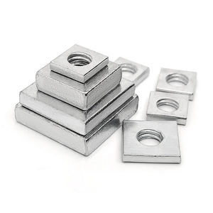 5/8 "Aço Carbono Din562 8,8 Quente Galvanizado Rosca Retangular Inserção Praça Porca para Aço - Product Image 4