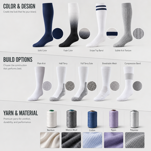 Custom Logo Sports <b>Socks</b> <b>Compression</b> for <b>Running</b> Cycling Fitness Stretch Jacquard Wholesale Athletic Men Women Pink - Product Image 4