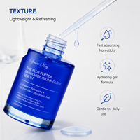 Sérum Éclat et Hydratation Profonde au Peptide Bleu et Bakuchiol – Essence Visage Légère et Rafraîchissante pour une Peau Lumineuse