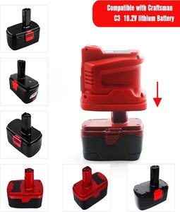 150 Wát USB Charger <span class=keywords><strong>Adapter</strong></span> inverter thích hợp cho Craft-Mans C3 19.2Volt Li-on/Ni-MH pin như máy phát điện với LED ánh sáng - Product Image 3