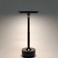 Lampe de table LED rechargeable Batterie 2600mAh Lampe de lecture Lampe de bureau à intensité variable tactile USB amovible