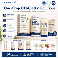 Capsules antioxydantes de soutien GLP-1, sachets de poudre à boire sans sucre OEM avec fibres prébiotiques végétales pour le bien-être métabolique