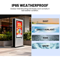Pantalla LED Publicitaria Vertical para Exteriores, 4k, IP65, Impermeable, Sin Táctil, para Centros Comerciales, Calles y Uso Comercial