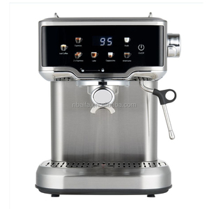 Cafetera Espresso Semiautomática Aifa de 20 Bares de Presión, 1.5 <span class=keywords><strong>L</strong></span>, Acero Inoxidable, para Hogar y Oficina - Product Image 1