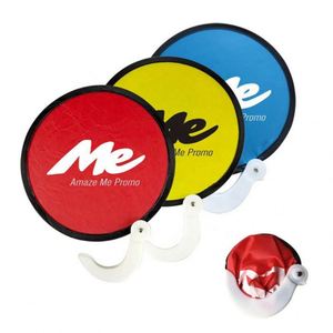 Personalized LOGO Printed Eco-friendly ROMANCE Style Collapsible <b>Mini</b> <b>Hand</b> Fans Wedding Round Nylon Folding Handheld Fan Pouch - Product Image 4