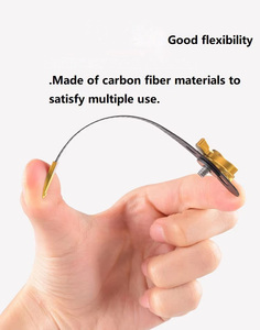 NIKA fibra de carbono tiro con arco Clicker arco recurvo carbono Clicker longitud ajustable para estudiantes jóvenes mujeres tiro con arco principiante caza - Product Image 5