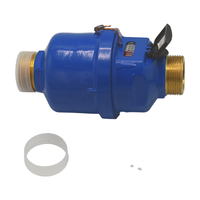 Best-Sale Vertical Volumetric Cold Water Meter Full Brass IP68 OEM with R200 DN25 KAIFENG Threaded Flow Meter Factory Price