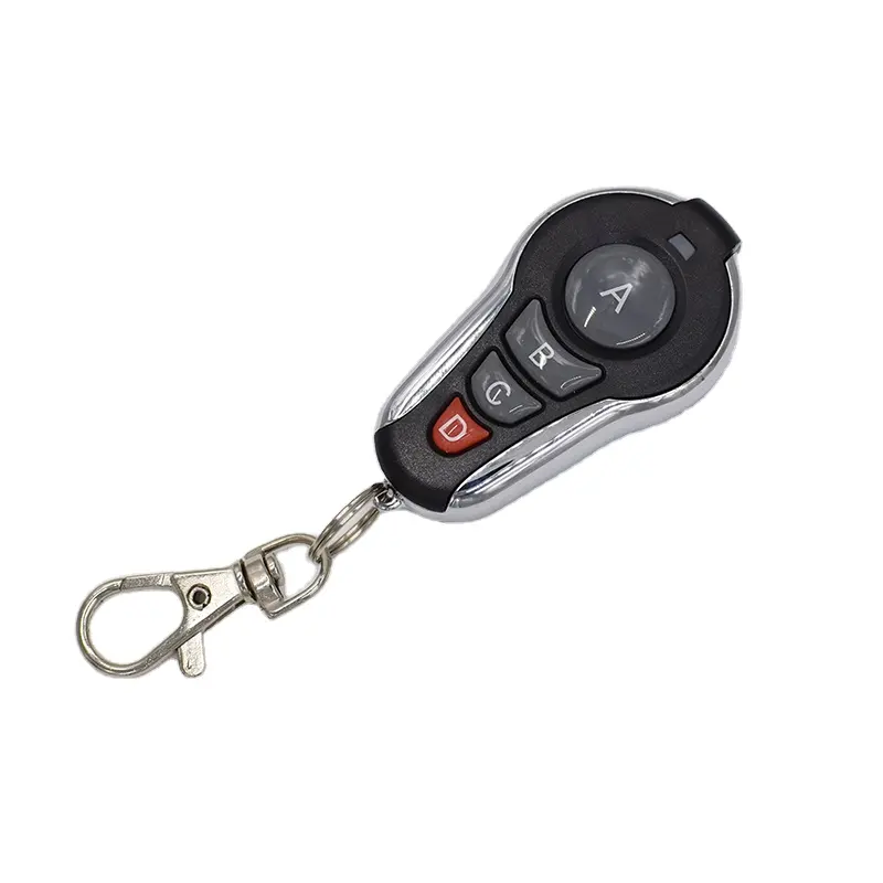 4 Button Learning Code Car Key Fob Garage Controller Remote Control Garage Door Switch Light Pump 433mhz Gate Transmitter