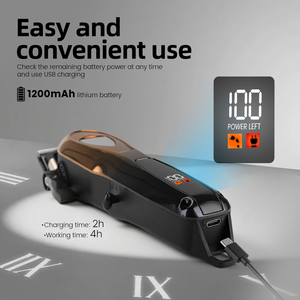 Machine à couper les <span class=keywords><strong>cheveux</strong></span> compacte PRITECH pour la maison, <span class=keywords><strong>sans</strong></span> <span class=keywords><strong>fil</strong></span>, rechargeable, <span class=keywords><strong>tondeuse</strong></span> à <span class=keywords><strong>cheveux</strong></span> miniature, rechargeable pour hommes - Product Image 4