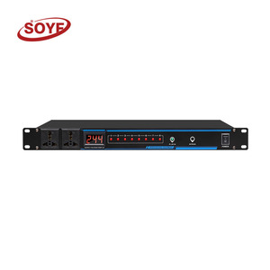 Ổ cắm điện điều hòa cung cấp điện 8 + 2 kênh điều khiển giá mountable âm thanh điện sequencer cho hệ thống âm thanh - Product Image 4