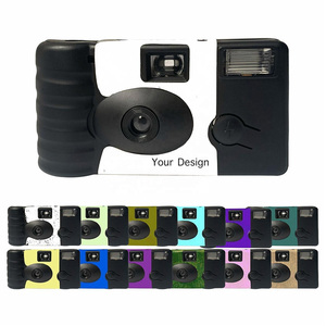 Appareils photo jetables personnalisés à usage unique en gros avec objectif et flash, pellicule <span class=keywords><strong>Kodak</strong></span> 35 mm, appareil photo vintage, cadeau - Product Image 1