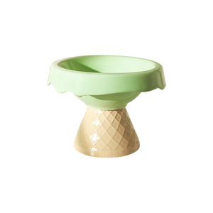 Cuencos de cerámica para gatos, cuencos para mascotas, cuencos para helado, cuencos elevados con borde inclinado, cuencos para comida de gatos que protegen el cuello y evitan que se vuelque, cuencos para agua. - Product Image 1