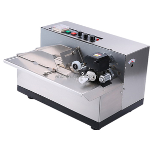 Thép không gỉ loại bàn 380f mực Rắn Con lăn <span class=keywords><strong>coder</strong></span> hộp máy in túi giấy ngày gói hàng loạt in ấn mã hóa máy - Product Image 3