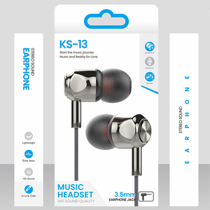 Audífonos Intrauditivos con Cable KS-13 Originales de 3.5 mm, Chipset JL, Resistentes al Agua IPX-3, Negros, para iPhone 13 y Todos los Dispositivos - Product Image 5