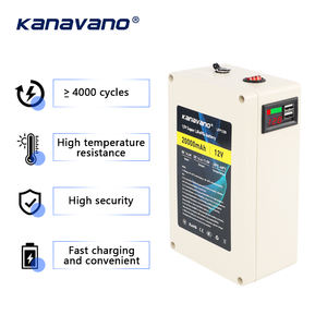 Penjualan Langsung Pabrik Baterai Lifepo4 12V Isi Ulang Baterai Lithium Ion 12v 20ah dengan Port USB - Product Image 2