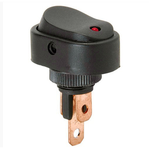 Interrupteur à bascule robuste 12V DC 20A 3 broches avec lumière 12MM de diamètre SPST ON-OFF pour une utilisation automobile dans les voitures et les automobiles - Product Image 1