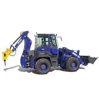 Mini rétrocaveuse 2,5 tonnes avec service de garantie longue durée