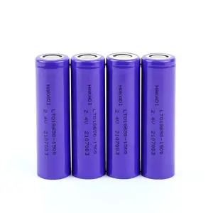 HAKADI LTO 18650 Lithium Titanate Battery, 2.4V, 1500mah, 10C discharge, do-it-yourself LTO battery cell, power pack