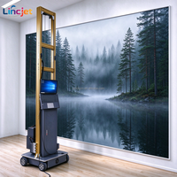 Imprimante jet d'encre UV automatique haute vitesse LINCJET LC-A2 pour l'impression numérique murale de motifs décoratifs sur carreaux