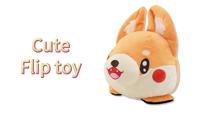 Peluche personnalisée 3D réversible en forme de renard, créez votre propre animal en peluche pour les fêtes, les jeux et le cosplay