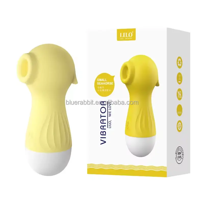 Vibrador BlueRabbit Mini Seahorse Vibrador de sucção pequeno para adultos brinquedos com estimulação do clitóris