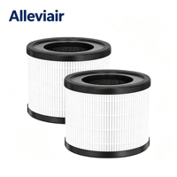 Filtre à air Alleviair H1020101 à 3 étages HEPA H11 avec charbon actif pour utilisation domestique et au bureau H7120, réduction des COV