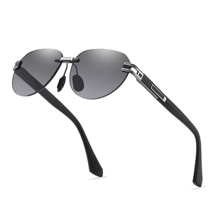 Superhot Eyewear 74926 Classic cerniere a molla da uomo occhiali da sole senza montatura sfumati - Product Image 4