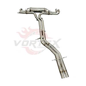 Sistema de Escape Catback con Válvulas de Acero Inoxidable Vortex para Audi RSQ8 4.0T V8 2019-2024 con Silenciador Central y Tubos de Escape Cuádruples - Product Image 3