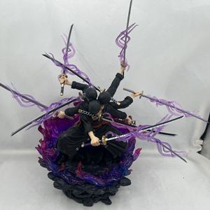 ฟิกเกอร์อนิเมะ22ซม. Roronoa Zoro Wano สามหัวและหกแขนเก้ามีดไหล <span class=keywords><strong>shura</strong></span> โมเดลพีวีซีของขวัญ - Product Image 5