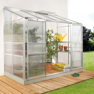Vitavia <span class=keywords><strong>Serre</strong></span> en <span class=keywords><strong>polycarbonate</strong></span> appuyée contre le mur Maison chaude <span class=keywords><strong>Serre</strong></span> de jardin - Product Image 5
