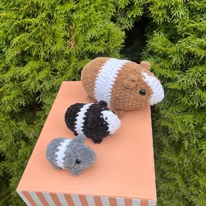 Peluche de Capibara, Roedor Suave, <span class=keywords><strong>Carpincho</strong></span>, Amigurumi, Adorable, Decoración de Peluche, Tejido a Crochet, Animal de Peluche, Algodón PP - Product Image 2