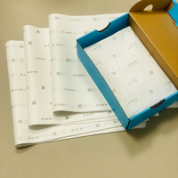 Matériau dégradable respirant en papier Glassin transparent étanche à l'humidité et à la moisissure pour l'emballage des chaussures