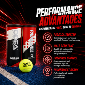 Pelota de Pádel y Tenis Profesional ODEA 2026, 45% Lana, Fieltro Tejido, Certificación IPF/FIP, Duradera, Alto Rendimiento, Portátil, OEM/ODM - Product Image 3