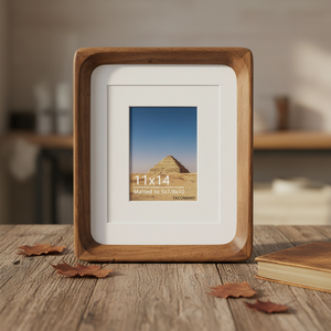 กรอบรูปไม้สีทองโบราณทรงกลมแบบเรียบง่าย เป็นมิตรกับสิ่งแวดล้อม สไตล์ยุโรปย้อนยุค สำหรับตกแต่งห้องนั่งเล่น โชว์รูปภาพ - Product Image 1