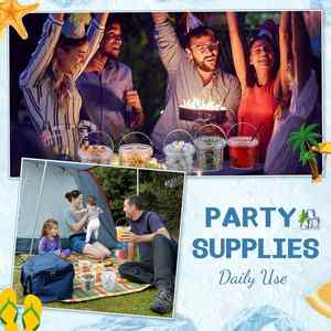 Gobelets jetables en plastique PP transparents de 700 ml pour thé aux fruits, de marque - Product Image 2