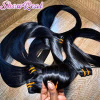 100% Rambut Asli Vietnam Terlaris, Bundel Rambut Manusia Mentah Warna Highlight Virgin, Double Weft Grosir, Vendor Rambut India Mentah 613