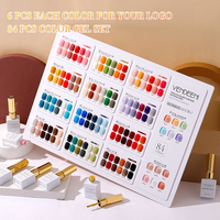 Nouveau Set de Gels Couleur 84 Pièces, Nouvelle Bouteille, Nouveau Nuancier, Vernis à Ongles Longue Durée Bleu