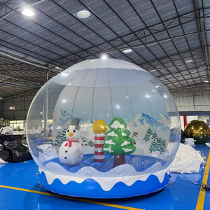 Ngoài trời sân Đảng trang trí Inflatable PVC Quả cầu tuyết bong bóng lều cho giáng sinh quảng cáo Inflatable Quả cầu tuyết - Product Image 3