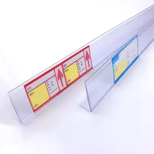 Etiquetas digitais transparentes de PVC para prateleiras de supermercados